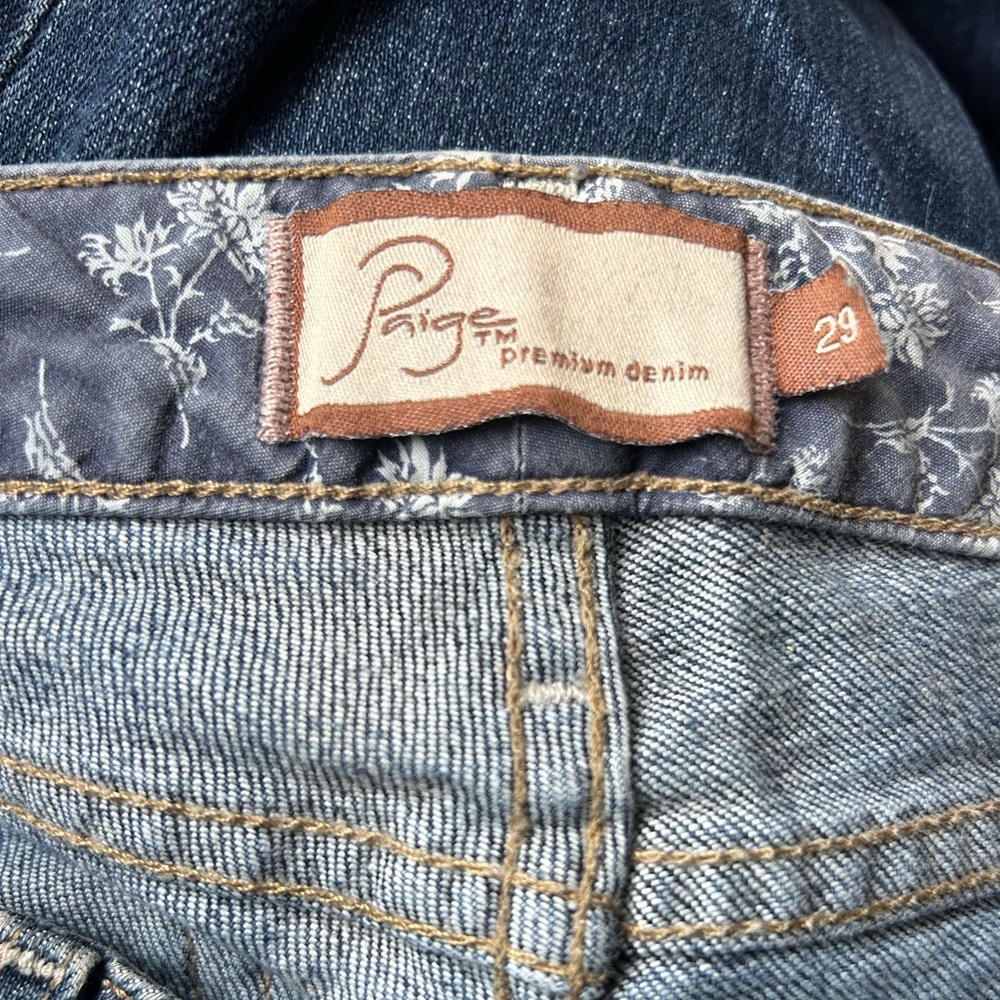 PAIGE Light Blue Denim Jeans